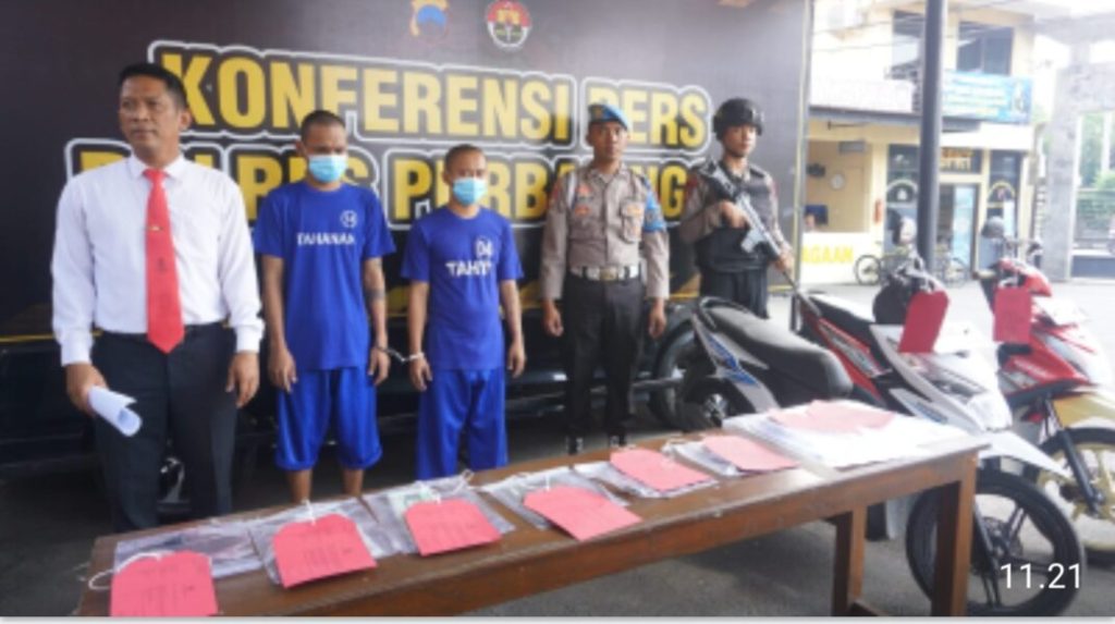 Curanmor Sangat Meresahkan Masyarakat, Dua Pelaku Curanmor Diringkus Satreskrim Polres&nbsp;Purbalingga