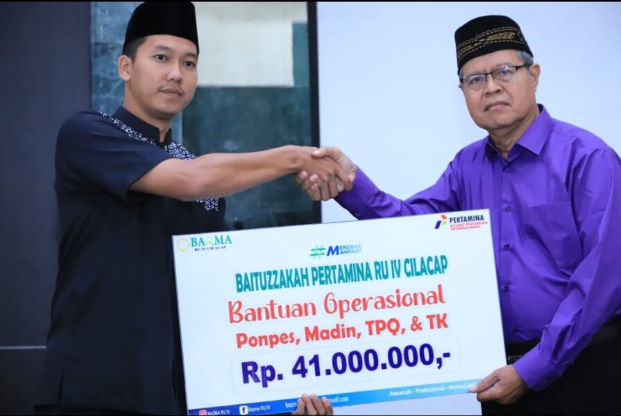 Bazma RU IV Cilacap Salurkan Bantuan Operasional untuk Ratusan Lembaga Pendidikan&nbsp;Islam