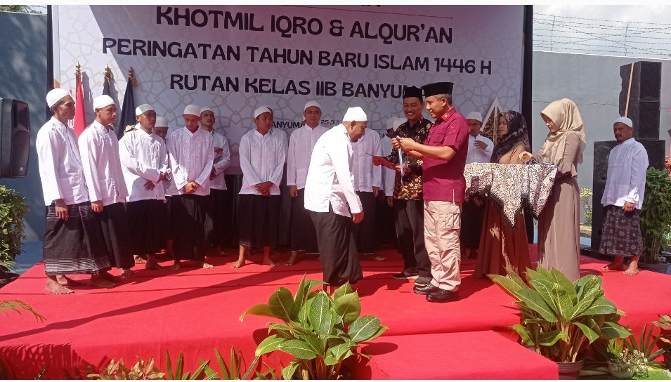 Perkuat Pembinaan Rohani, Rutan Kelas IIB Banyumas Gelar Pengajian dan Khotmil&nbsp;Alquran