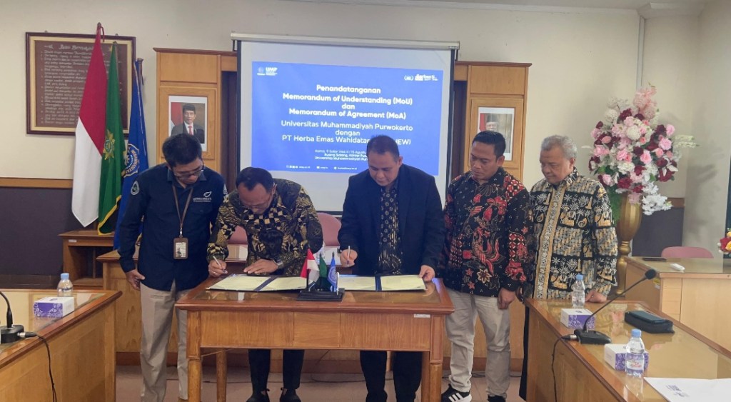 Fakultas Kedokteran UMP Gandeng PT Herba Emas Wahidatama untuk Pengembangan Jamu sebagai Pengobatan&nbsp;Alternatif