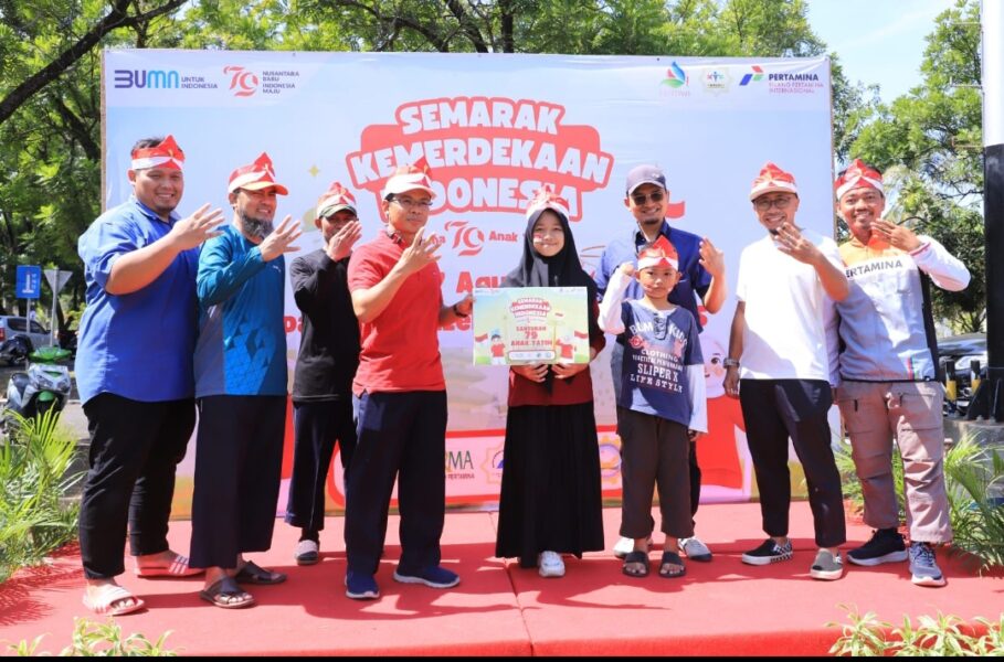 Berbagi Ceria & Pesan Kemerdekaan, Relpi RU IV Cilacap Ajak 79 Anak Tangguh Meriahkan HUT ke-79&nbsp;RI