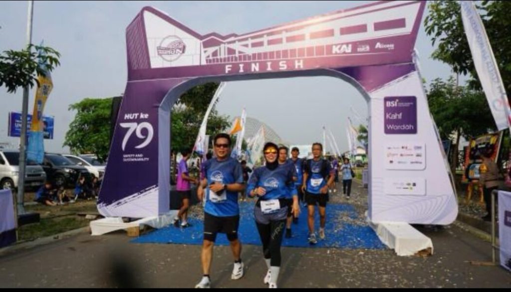 KAI Daop 5 Purwokerto Galakkan Gaya Hidup Sehat di HUT ke-79 KAI melalui Skybridge 7.9K Fun&nbsp;Run