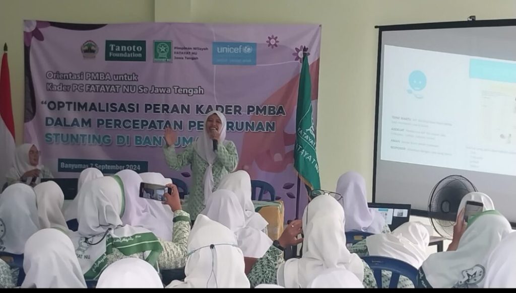 Fatayat NU Jateng Gelar Orientasi PMBA untuk Percepatan Penurunan Stunting di&nbsp;Banyumas