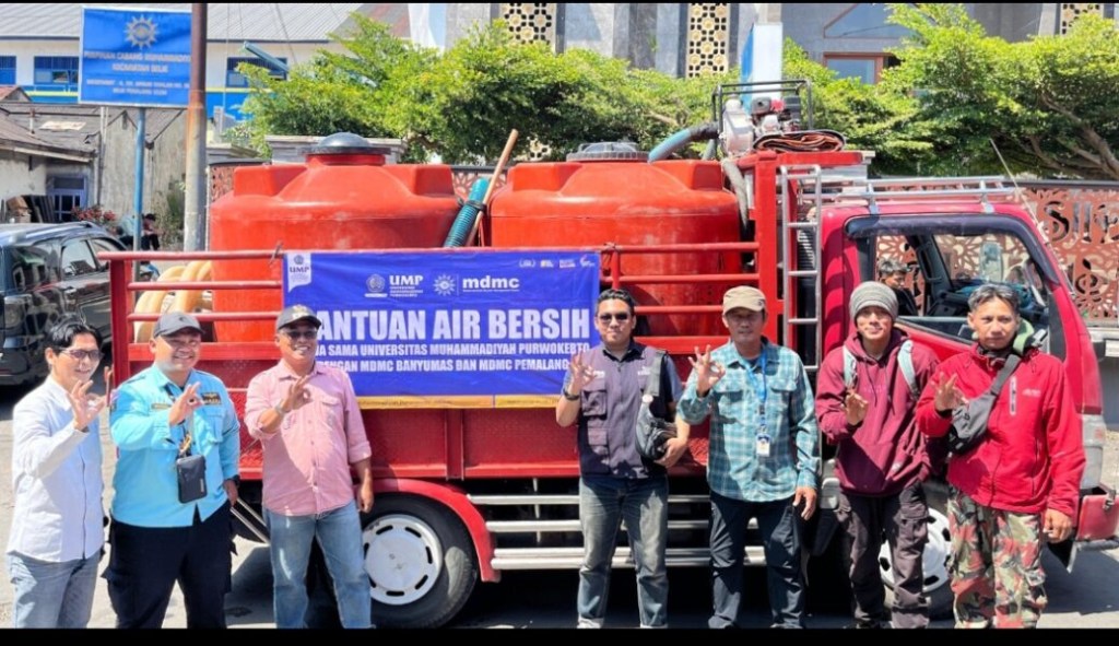 MDMC UMP Salurkan 75.000 Liter Air Bersih untuk Warga Terdampak Kekeringan di Belik,&nbsp;Pemalang