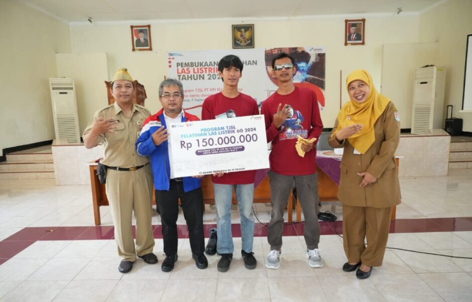 Kontribusi Berdayakan Pemuda, Kilang Pertamina Cilacap Berikan Pelatihan Las Listrik Level&nbsp;Tertinggi